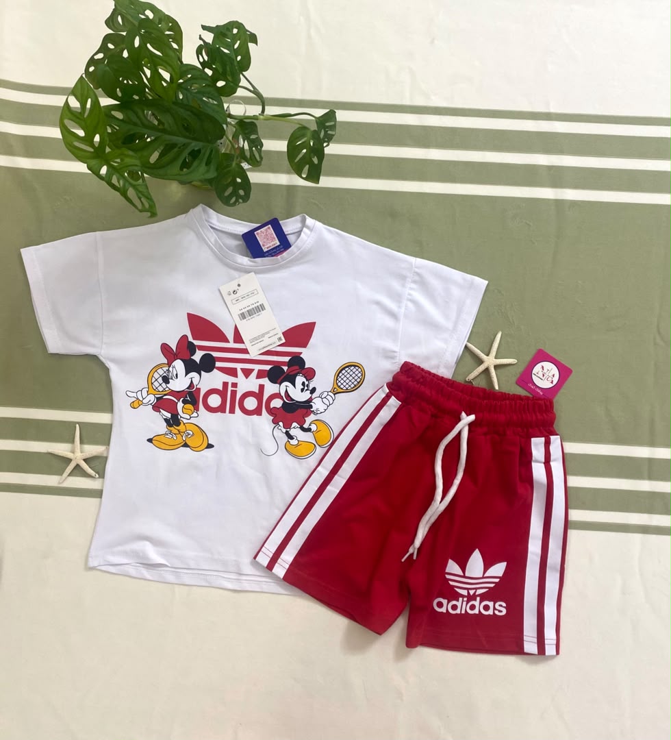 ست دو تیکه ورزشی دخترونه adidas برند ترک