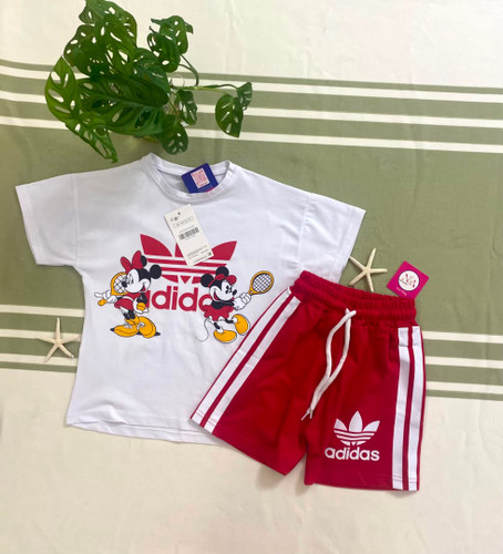 ست دو تیکه ورزشی دخترونه adidas برند ترک