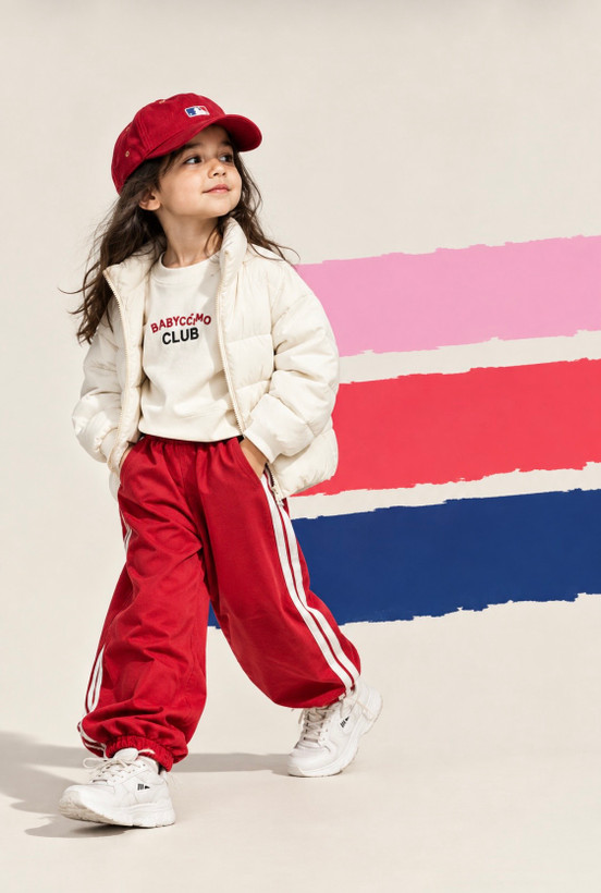 ست دورس و شلوار بچگانه طرح Babyccino؛ اسپرت و خوشاستایل