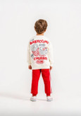 ست دورس و شلوار بچگانه طرح Babyccino؛ اسپرت و خوشاستایل